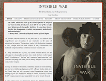 Tablet Screenshot of invisiblewar.net